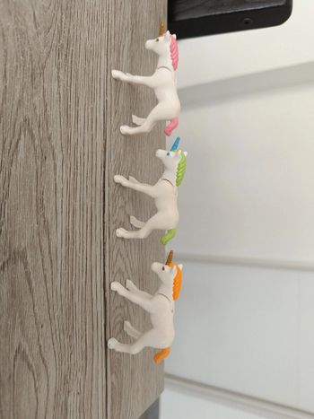 Lot 3 petites licornes playmobil unicorn