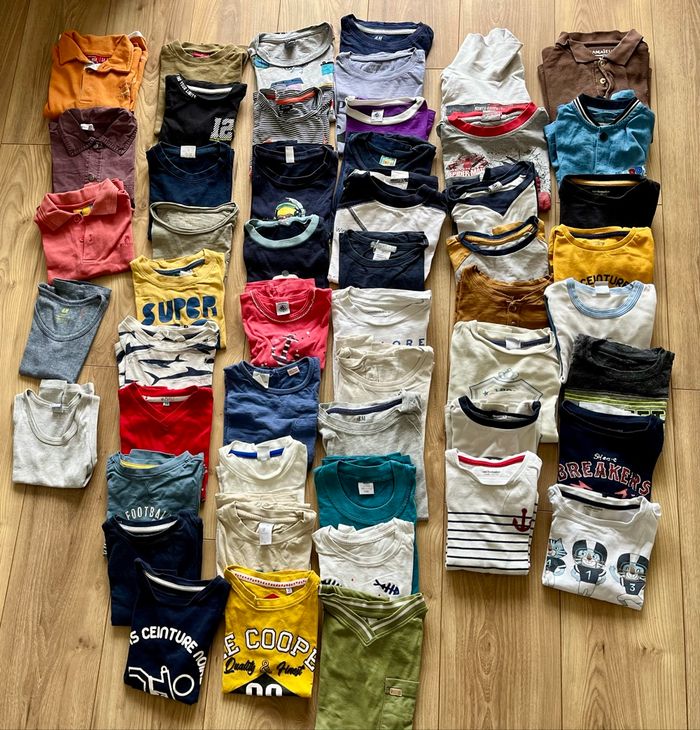 Lot complet de 113 vêtements garçon taille 3/4 ans - photo numéro 8