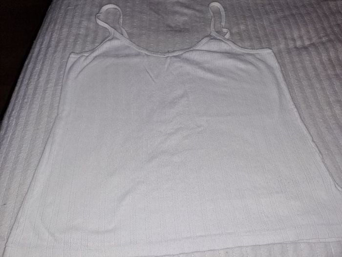 débardeur blanc petit bateau 42