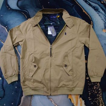 Veste Polo Ralph Lauren Homme Taille M – Marron – Zip – Neuve