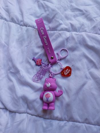 Porte-clés bisounours violet milkshake