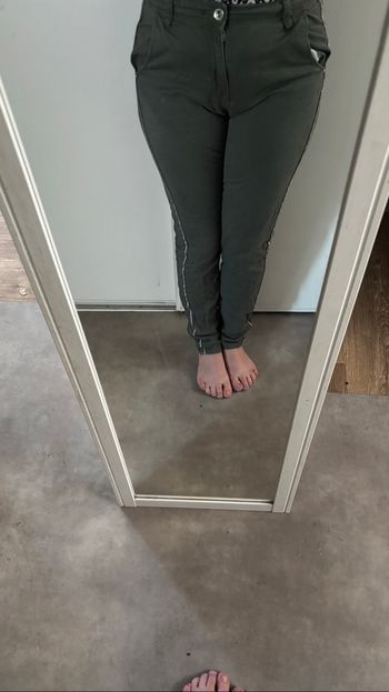 Jean coupe droite kaki  M