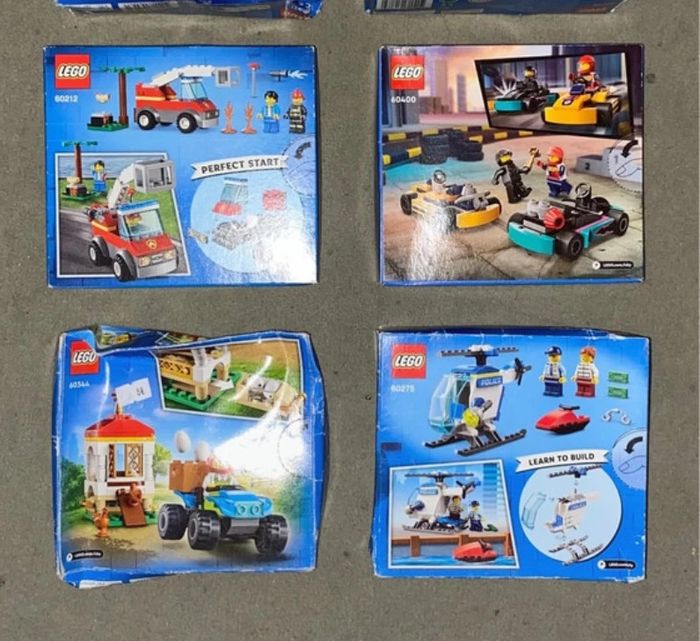 Lot X4 Lego City 60212 + 60400 + 60344 + 60275 NEUF - photo numéro 2