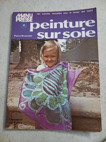 livre peinture sur soie Manu Presse