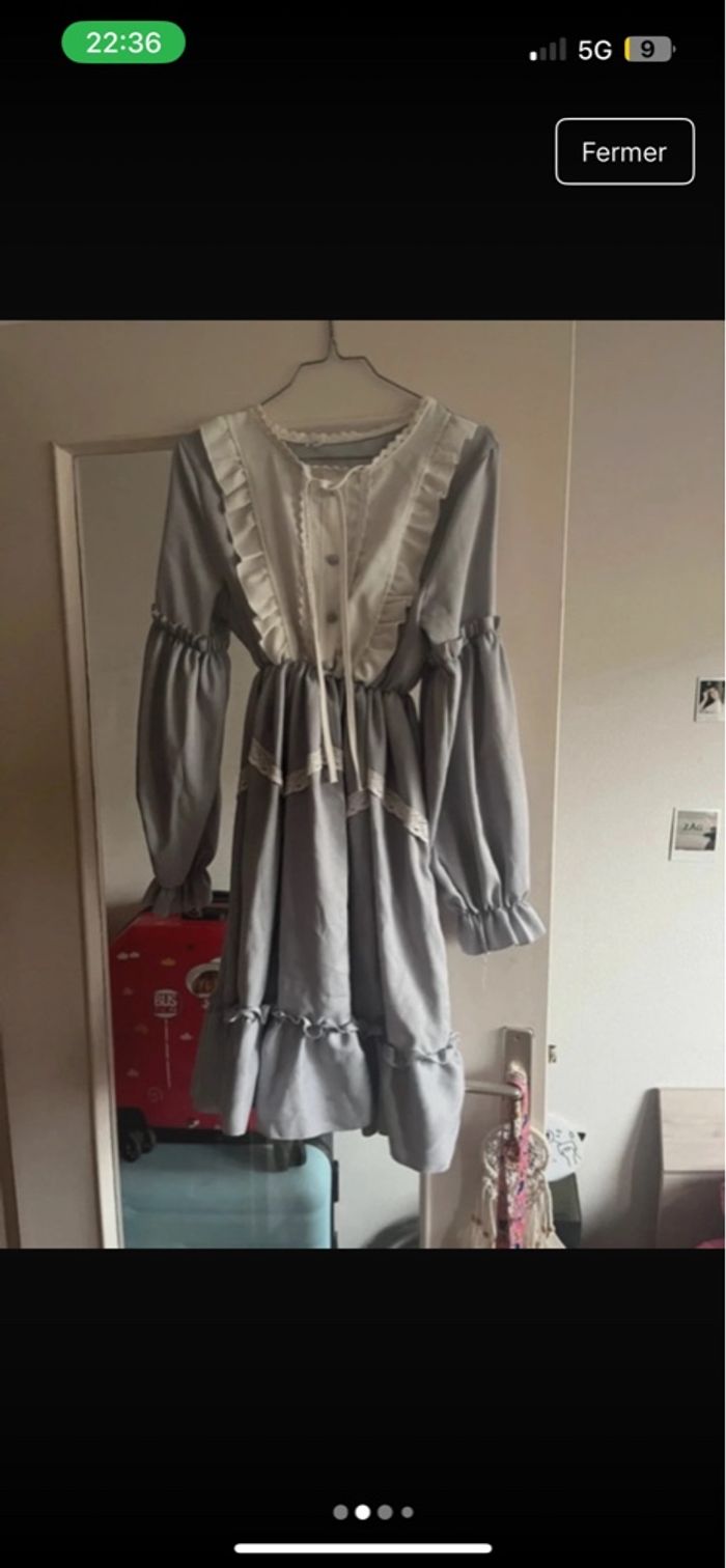 Robe Lolita violette bleutée - photo numéro 4