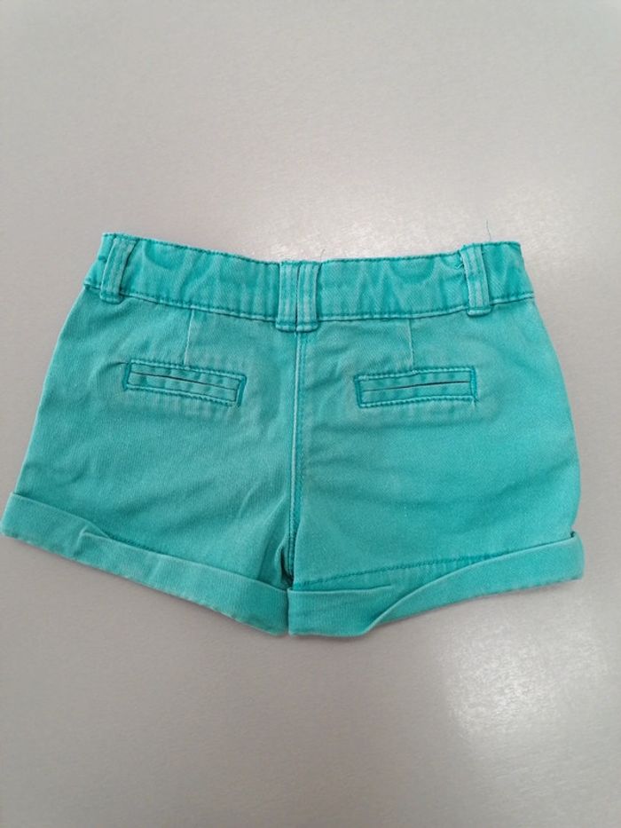 Short menthe turquoise 3ans - photo numéro 2