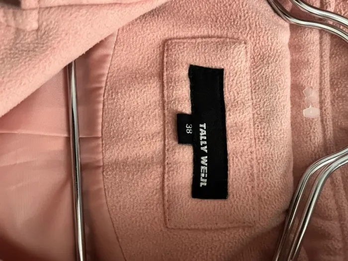 Veste chaude manteau caban rose 38 - photo numéro 3