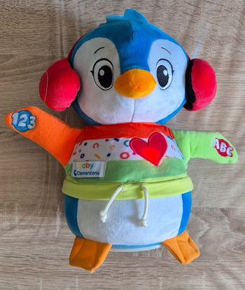 Peluche musical pingouin Clementoni Baby