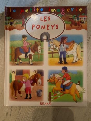 Livre Les Poneys - La petite imagerie - Fleurus