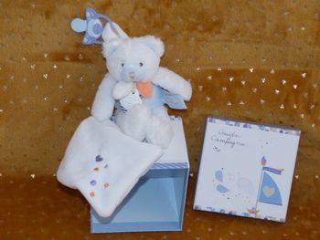 Doudou mini ours Les gommettes Doudou et compagnie 🧸neuf
