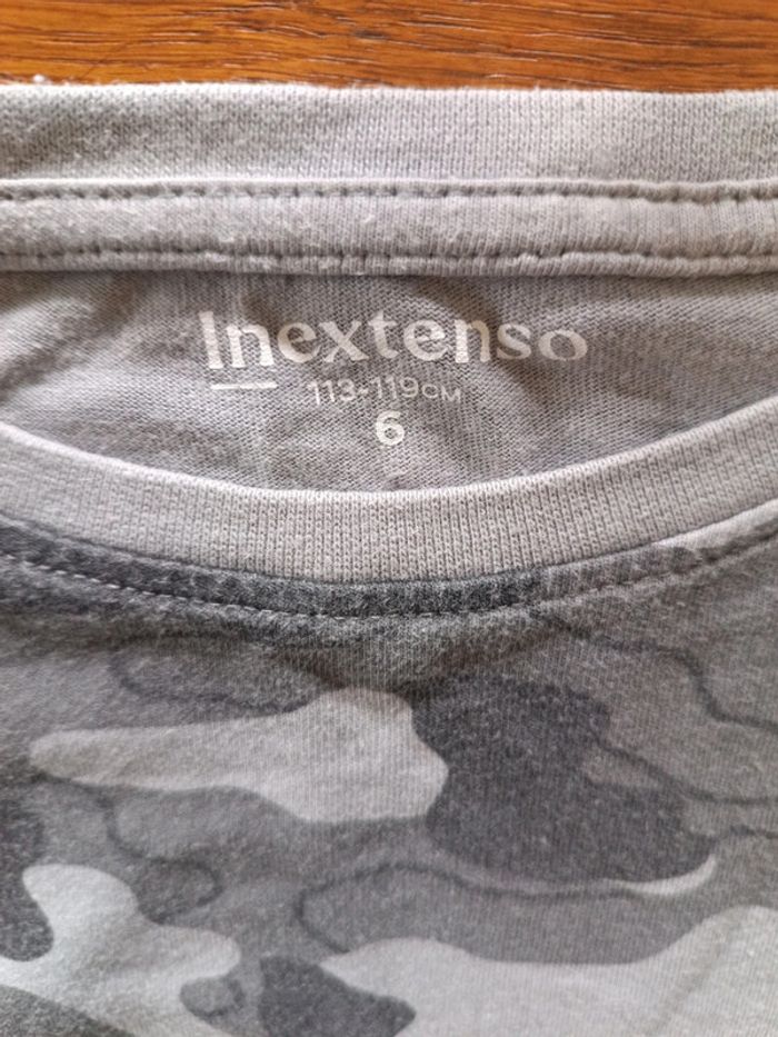 T-shirt camouflage gris In Extenso 6A - photo numéro 3