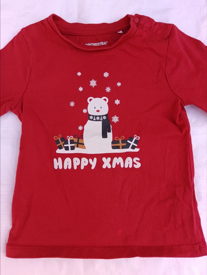 Tee-shirt manches longues de Noël 23 mois Orchestra - photo numéro 2