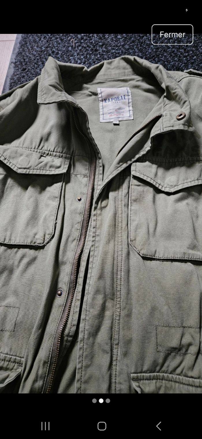 Vends veste kaki kaporal - photo numéro 2