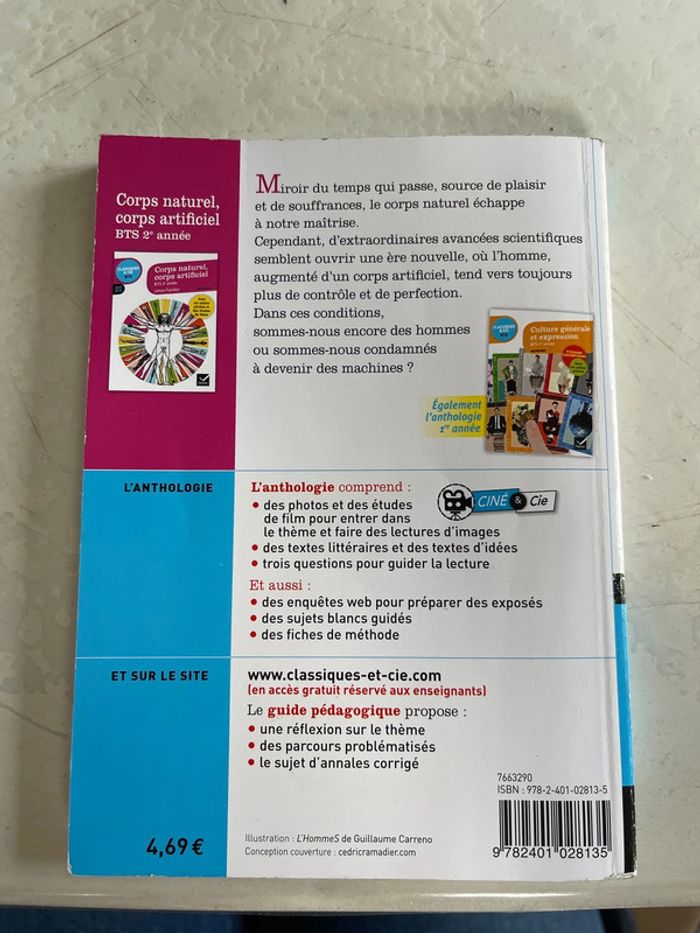 Livre Corps naturel, corps artificiel - photo numéro 2