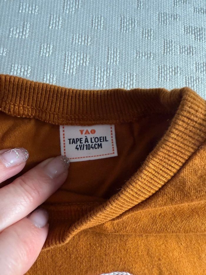T-shirt manche longue TAO 4 ans - photo numéro 3