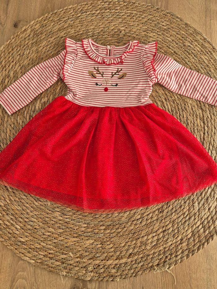 Magnifique robe "petit renne de Noël" 18 mois Primark