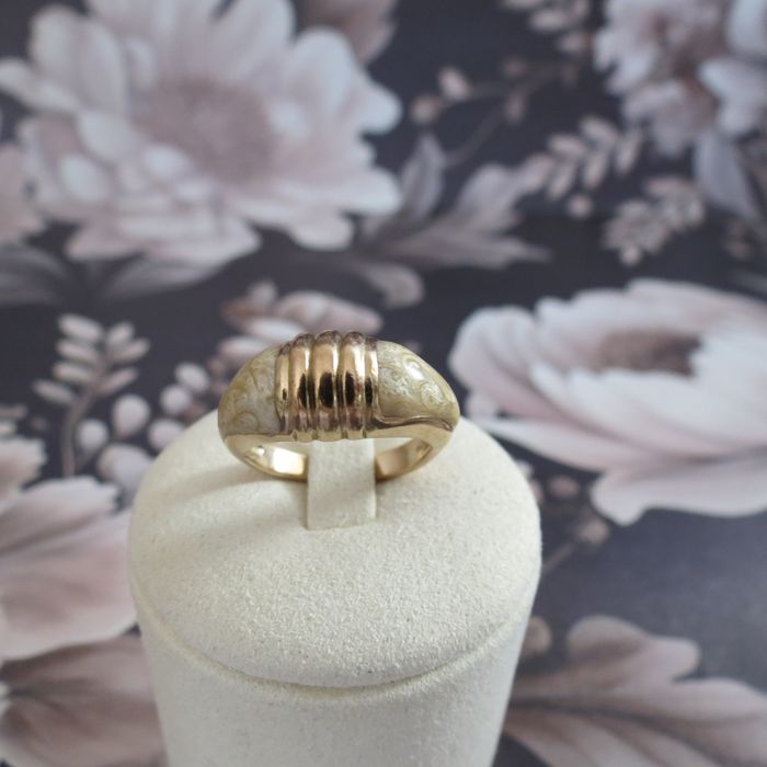 💍 Bague vintage dorée – Style rétro unique - photo numéro 4