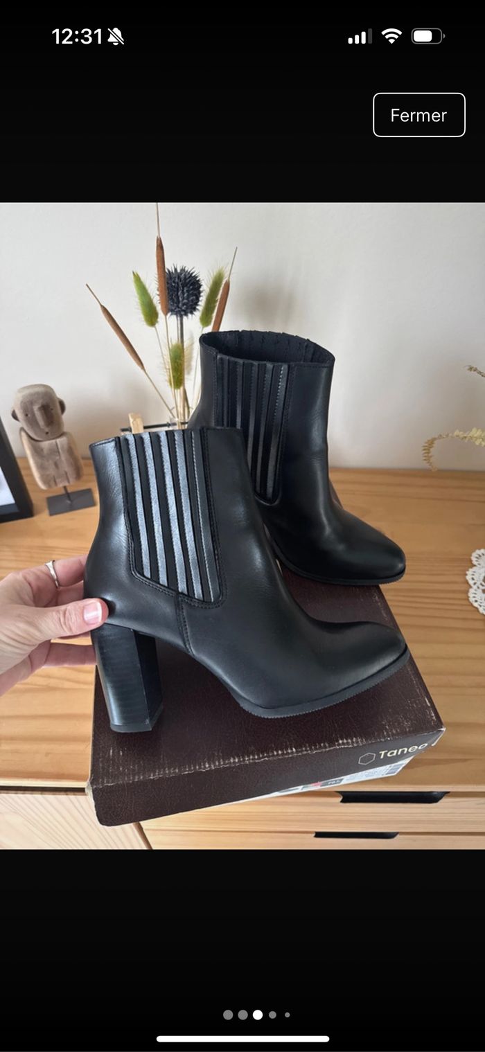 Bottines noires taille 36 - photo numéro 3