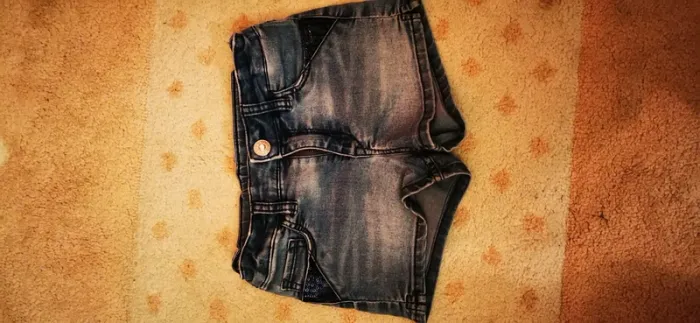 Short en jeans réglable