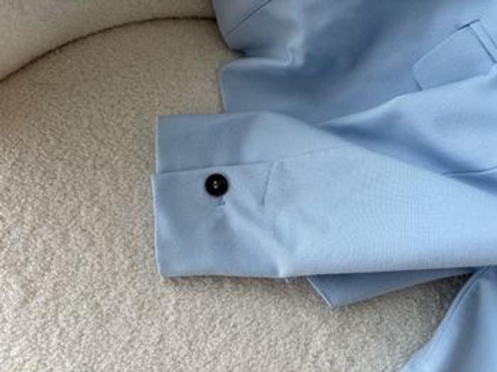 Ensemble tailleur bleu ciel Zara 34/36 - photo numéro 7