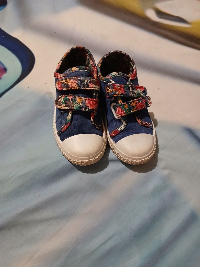 Chaussures bébé fille a scratch - photo numéro 6