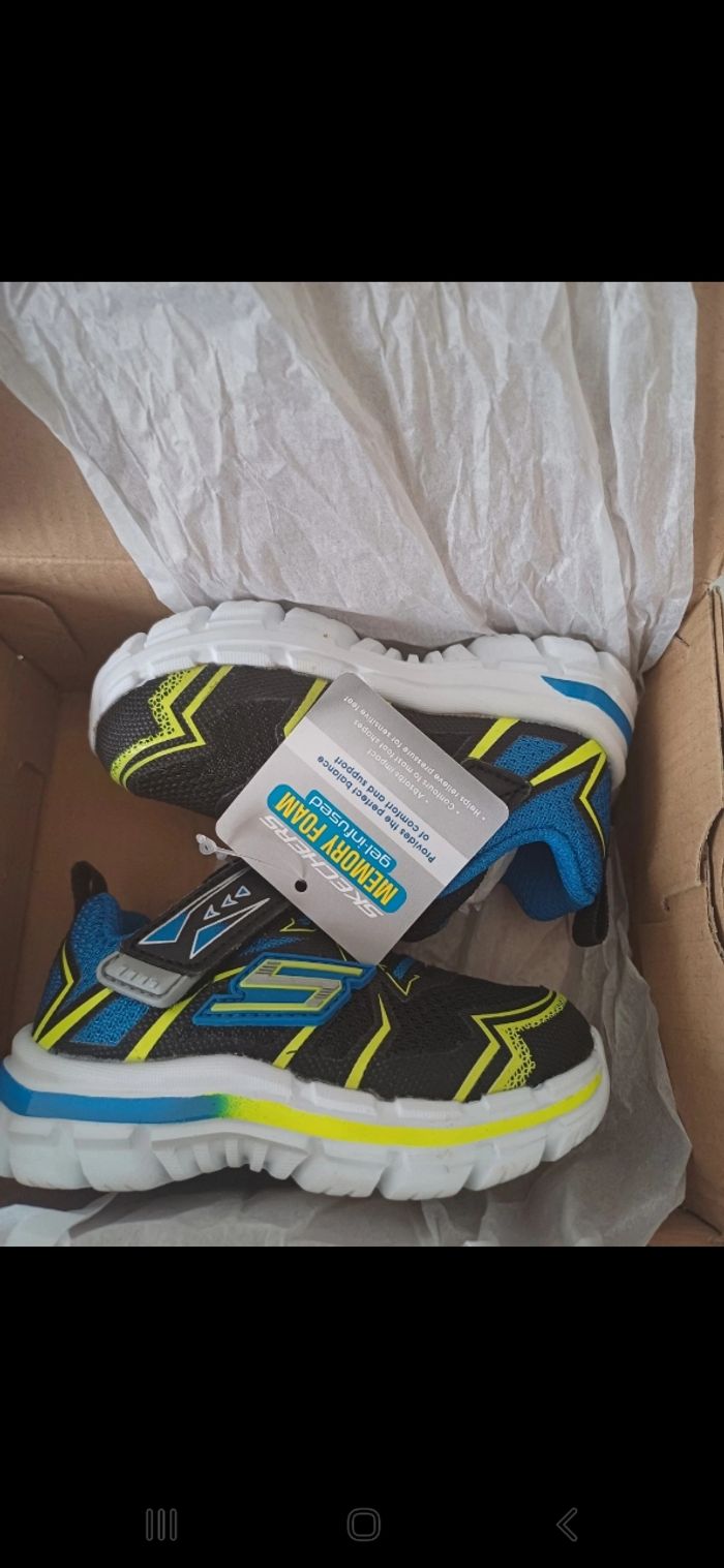 Basket garçon skechers