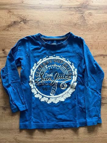 T-shirt manches longues bleu garçon NYC 5 ans