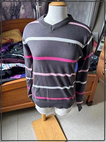 Pull à rayure taille 40 marque H.Landers