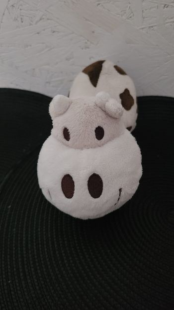 Doudou Vache blanche tache marron HM H ET M H&M