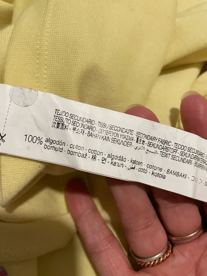 Robe Zara jaune manches bouffantes taille S - photo numéro 9