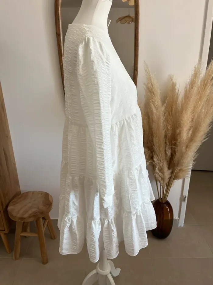 Robe Sharon blanche Zara neuve - photo numéro 5
