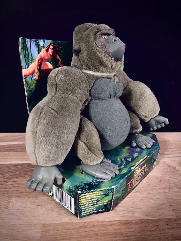 Peluche Kerchak Disney Tarzan 1999 Mattel – Neuve en boîte d’origine – Rare - photo numéro 4