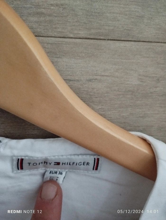 Robe Tommy Hilfiger blanc T36 - photo numéro 4