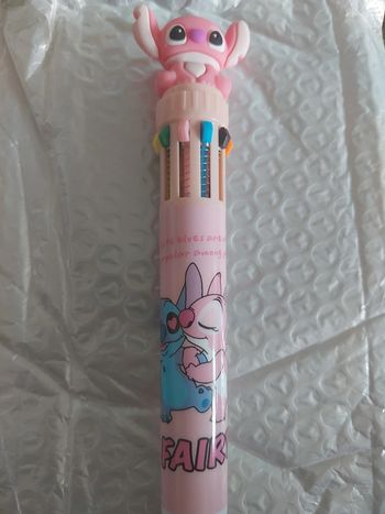 Stylo 10 couleur Angel de Stitch