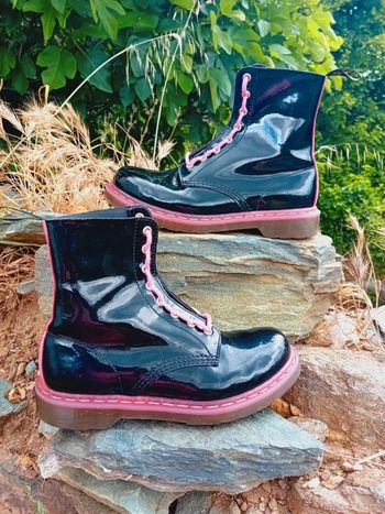 Dr. Martens Pascal vernis noir et rose 39
