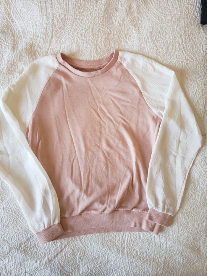 Sweat rose, taille 38 ou M, marque lefties