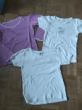 Lot 3 petites chemises