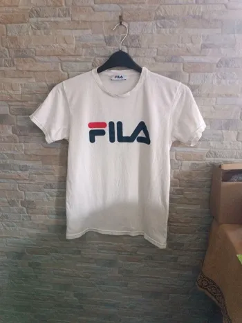 T-shirt blanc Fila S