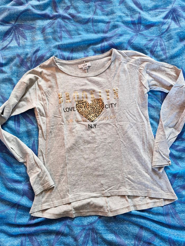 T-shirt manche longue fille