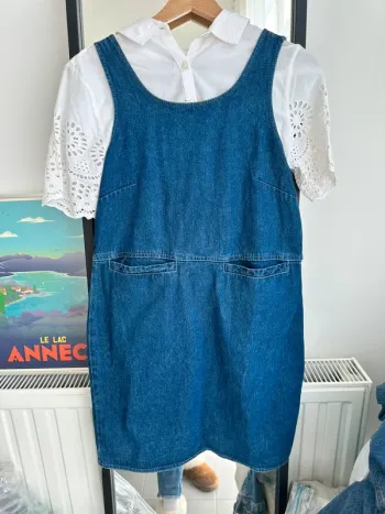 Robe en jean dos nue