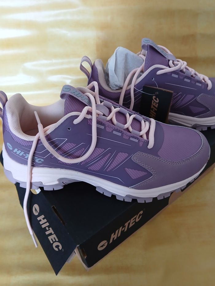 Baskets de randonnée femme hi-tec mauve 38