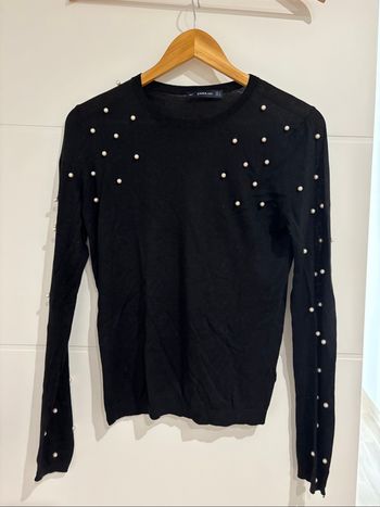 Pull léger noir Zara