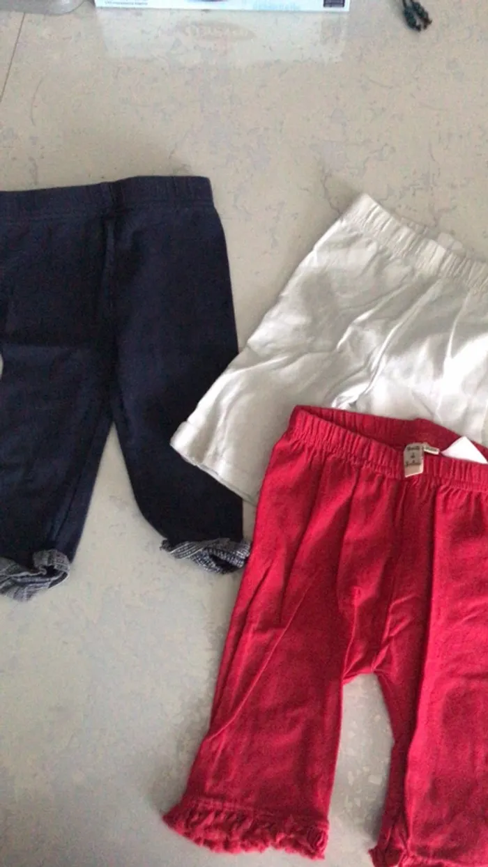 Lot 3 legging 12 mois