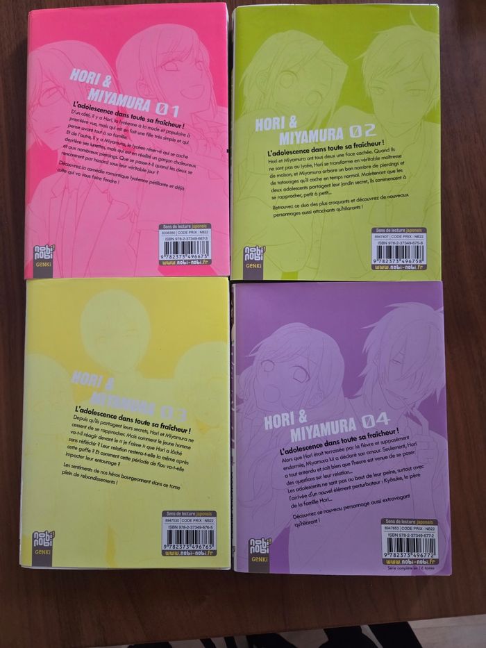 Livre Mangas Horimiya Tome 1 a 4 - photo numéro 2