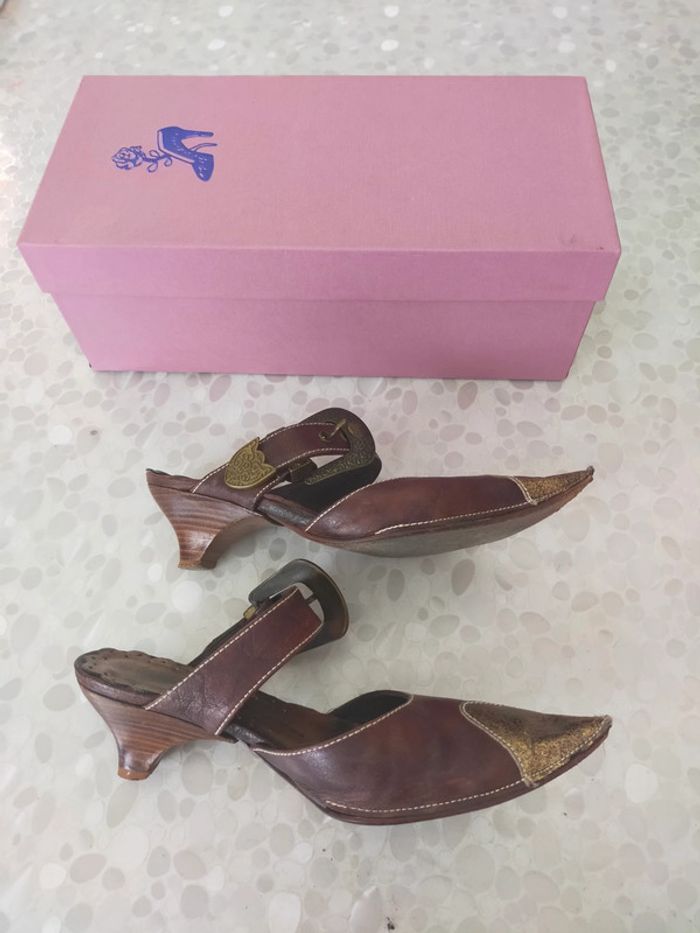 Chaussures à talons Sanche de la Rosa t 36 - photo numéro 8