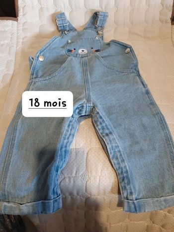 Salopette ourson sergent major