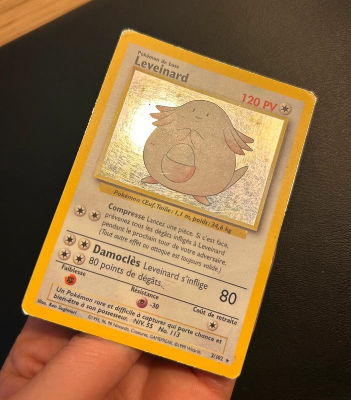 Carte Pokémon Leveinard 3/102 - photo numéro 3