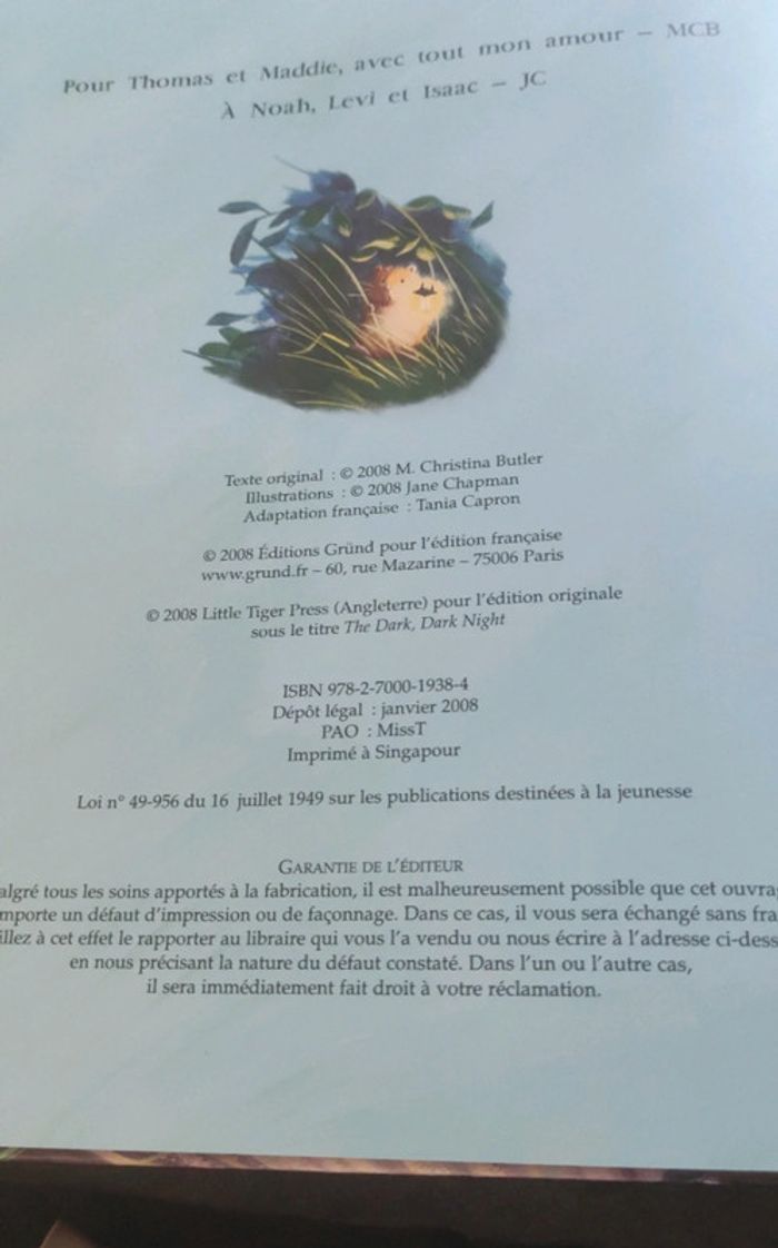 Livre enfant Le monstre des marais Grund - photo numéro 4