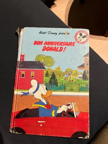 Livre pour enfants Disney club du livre bon anniversaire Donald!