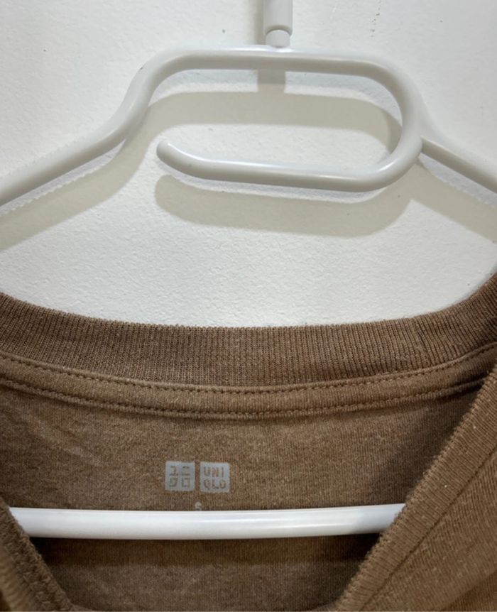 Pull léger Uniqlo marron taille S - photo numéro 4